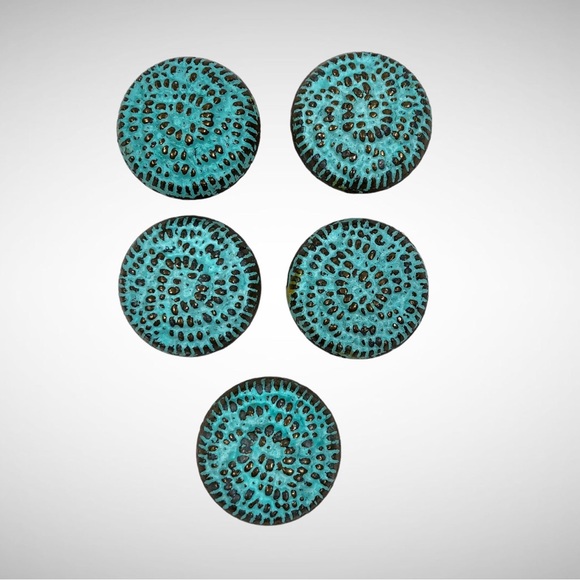 Jewelry Buttons Vintage 1989 Couture Clickits Button Covers Pack of 5! - Picture 1 of 4